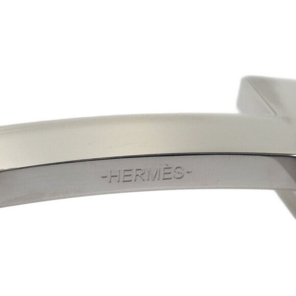 Hermes Constance Reversible 80 Belt Togo Vauchamonie Black Silver Hardware